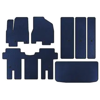 EVA Fußmatten (Komplettset, Blau)