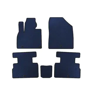 EVA Fußmatten (2 Reihen, 7-Sitzer, Blau)