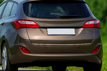 Hyundai I-30 2012-2017 Kofferraumleiste (SW, Edelstahl) Foto 1