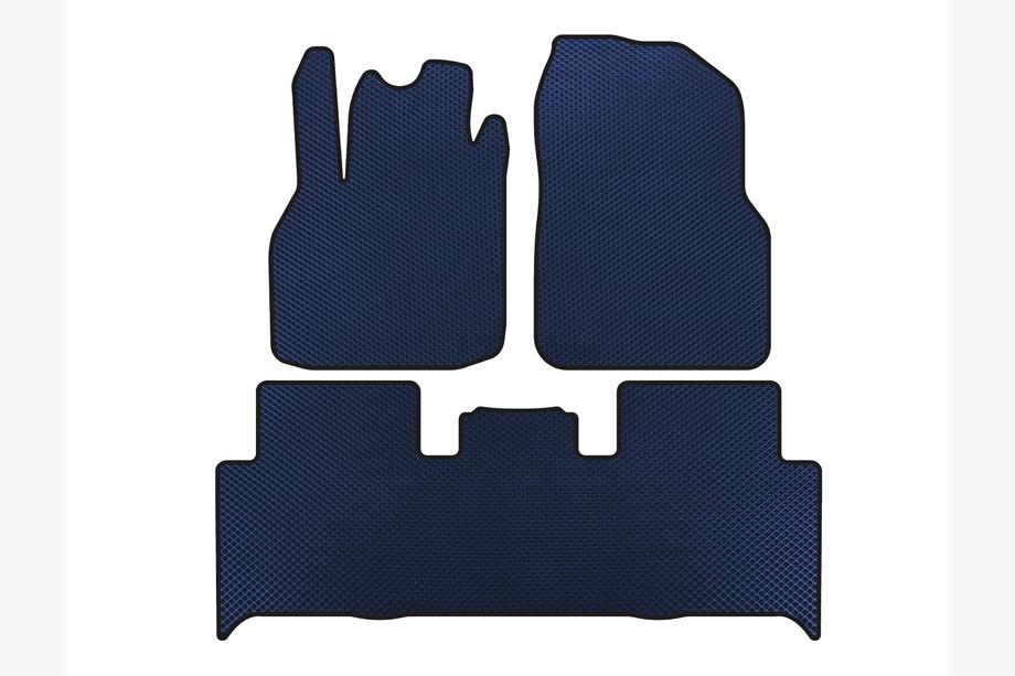 Renault Scenic/Grand 2003-2009 EVA Fußmatten (2 Reihen, Blau) Image