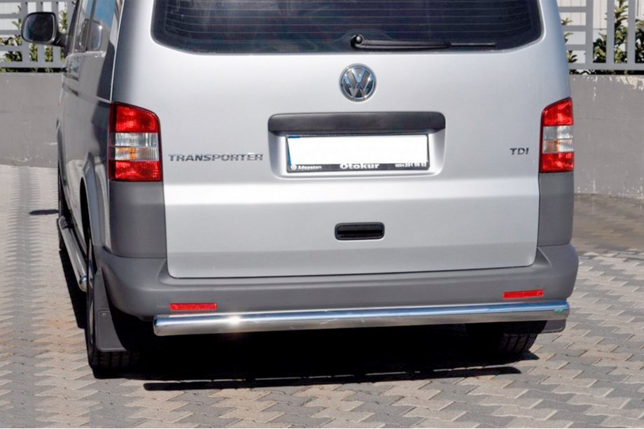 Volkswagen T5 Caravelle 2004-2010 Heckbügel AK002 (Edelstahl) Image