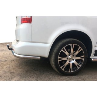 Hintere Eckschutzrohre AK003 (2 Stk, Edelstahl) Volkswagen T5 Transporter 2003-2010 Foto 1