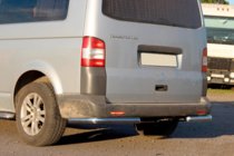 Volkswagen T5 Multivan 2003–2010 Hintere Eckschutzrohre AK003 (2 Stk., Edelstahl) Foto 3