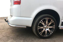 Volkswagen T5 2010-2015 Hintere Eckschutzrohre AK003 (2 Stk., Edelstahl) Foto 11