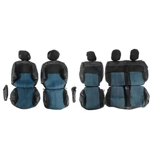 Autositzbezüge (Stoff und Kunstleder, Premium) Peugeot Partner Tepee 2008-2018 Foto 1