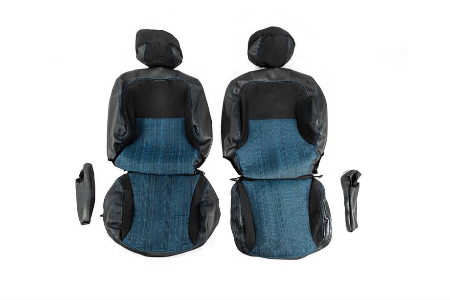 Peugeot Partner Tepee 2008-2018 Autositzbezüge (Stoff und Kunstleder, Premium) Kompletter Innenraum Foto 6