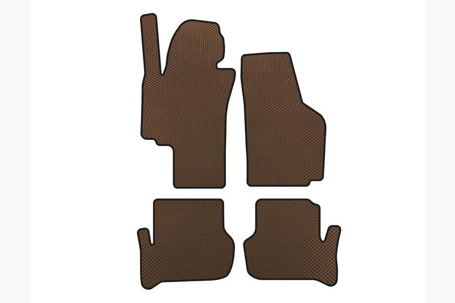 Seat Toledo 2005-2012 EVA Fußmatten (Braun) Image