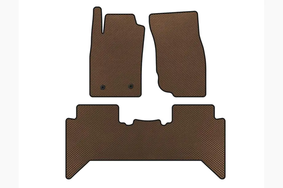 Toyota Hilux 2006-2015 EVA Fußmatten V2 (Braun) Foto 1