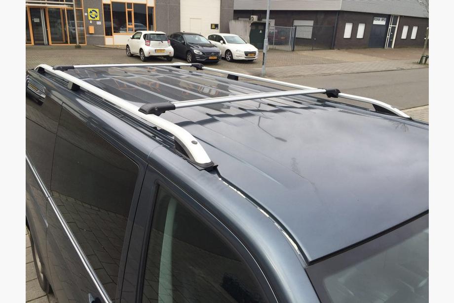 Volkswagen T5 Caravelle 2004-2010 Dachreling CROWN (grau matt) Kurzer Radstand Foto 11