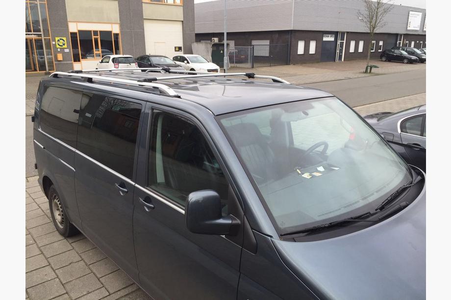 Volkswagen T5 Transporter 2003-2010 Dachreling CROWN (grau matt) Kurzer Radstand Foto 9