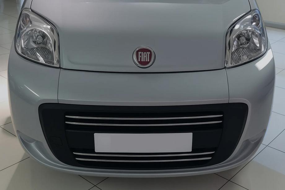 Peugeot Bipper 2008-2017 Grillabdeckung (4-teilig, Edelstahl) Image
