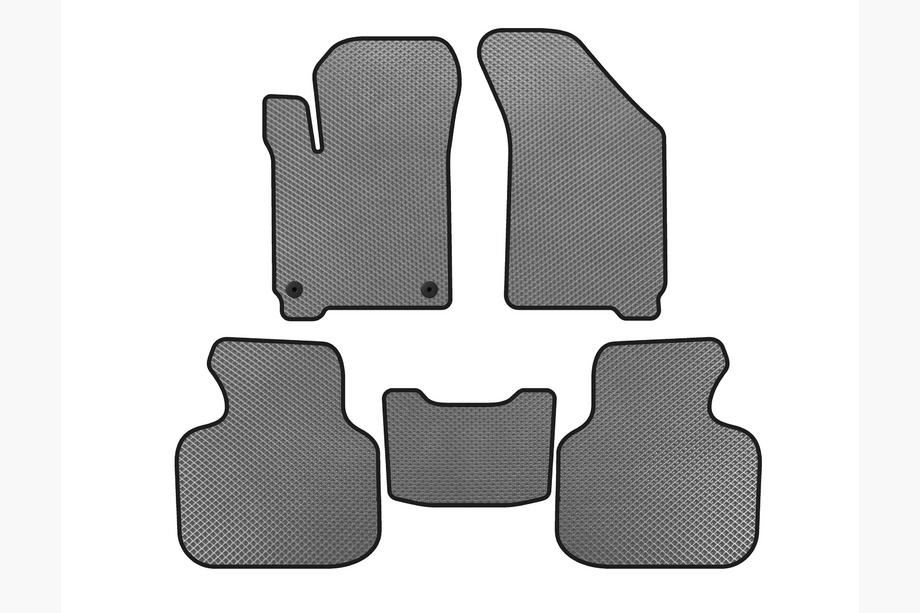 Dodge Journey 2008-2020 EVA Fußmatten (2011-2020, 7-Sitzer, Grau) Foto 1