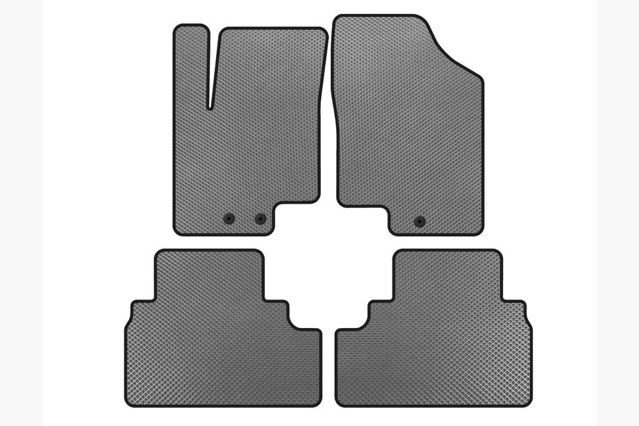 Kia Venga 2010-2019 EVA Fußmatten (Grau) Image