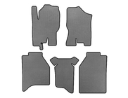 Nissan Navara 2006-2015 EVA-Fußmatten (ohne Staufächer, grau) Foto 1