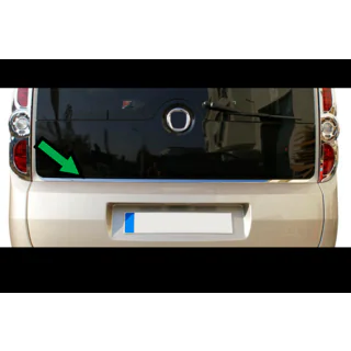 Edelstahl Zierleiste Heckscheibe Opel Combo 2012-2018 Foto 2