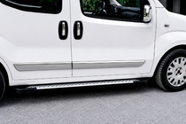Opel Combo 2012-2018 Trittbretter Allmond Grey (2 Stk., Alu) Foto 1