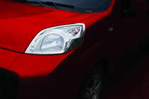 Peugeot Bipper 2008-2017 Scheinwerferblenden (2 Stk., Edelstahl) Foto 1