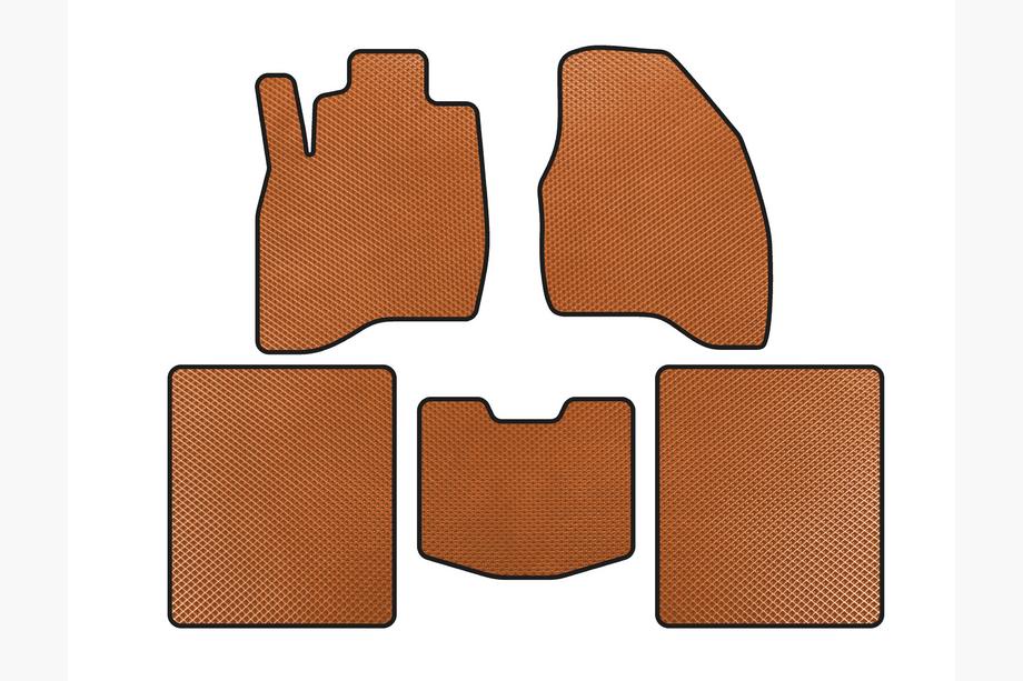 Ford Explorer 2011-2019 EVA Fußmatten (2015-2019, 5-Sitzer, Orange) Foto 1