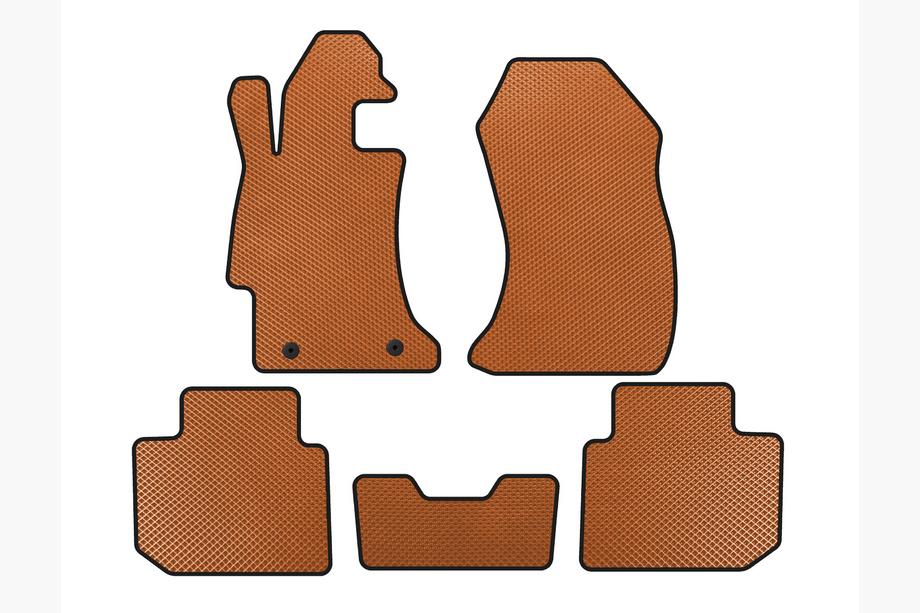 Subaru Impreza 2011-2016 EVA Fußmatten (SD, Orange) Image