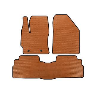 EVA Fußmatten (2 Reihen, 7-Sitzer, Orange)