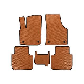 EVA Fußmatten (2 Reihen, 7-Sitzer, Orange)