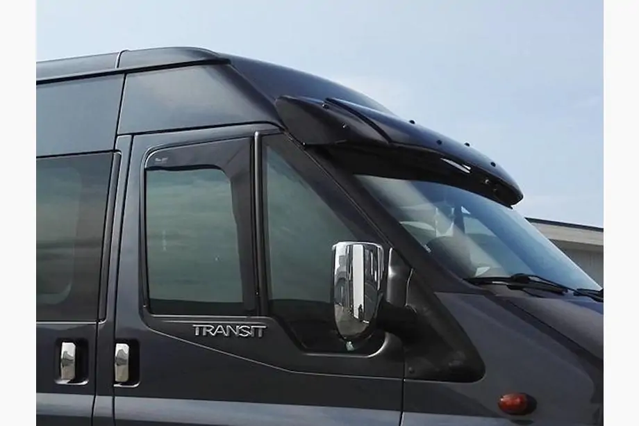 Ford Transit 2000–2014 Frontscheibenblende (schwarz glanz, 5mm) Foto 7
