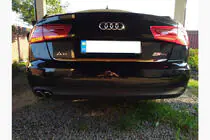 Audi A6 C7 2011-2017 Kofferraumleiste Edelstahl Foto 3