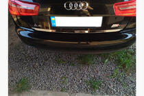 Audi A6 C7 2011-2017 Kofferraumleiste Edelstahl OmsaLine - Italienischer Edelstahl Foto 1