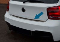 BMW 1 Series F20/F21 2011-2019 Kofferraumleiste Edelstahl Foto 3