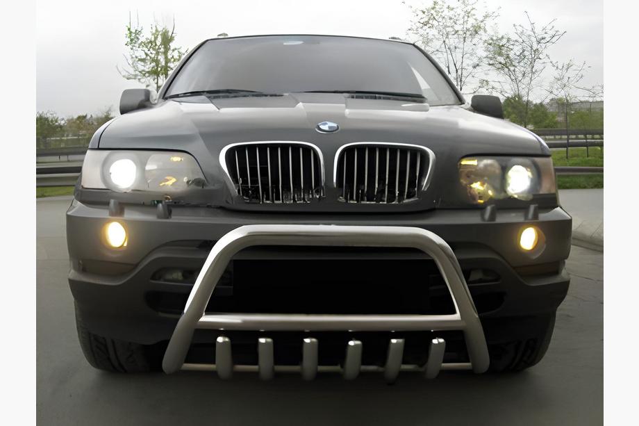 BMW X5 E53 1999–2006 Frontbügel WT003 (Edelstahl) Foto 3