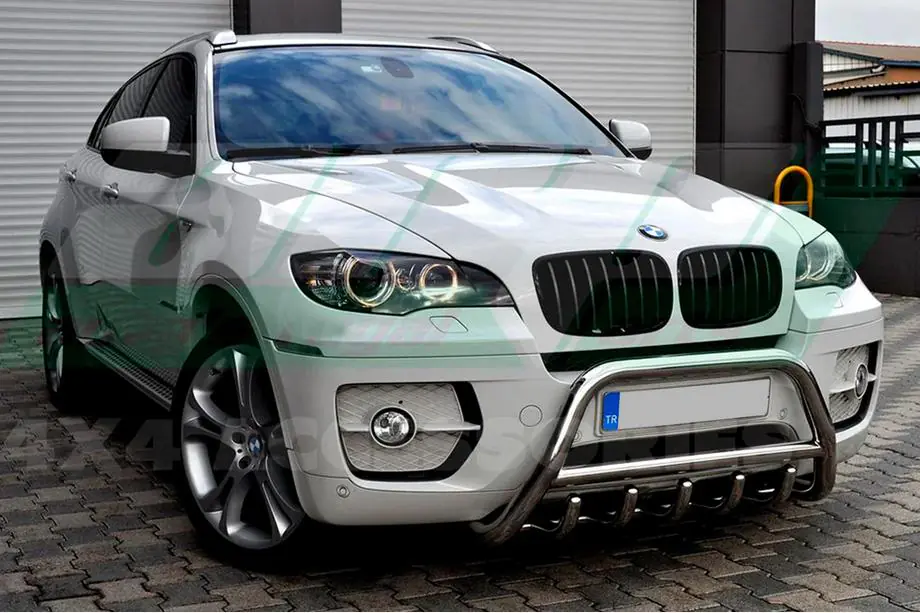 BMW X5 E70 2007-2013 Frontbügel WT003 (Edelstahl) Foto 2