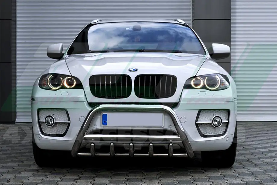 BMW X5 E70 2007-2013 Frontbügel WT003 (Edelstahl) Foto 1