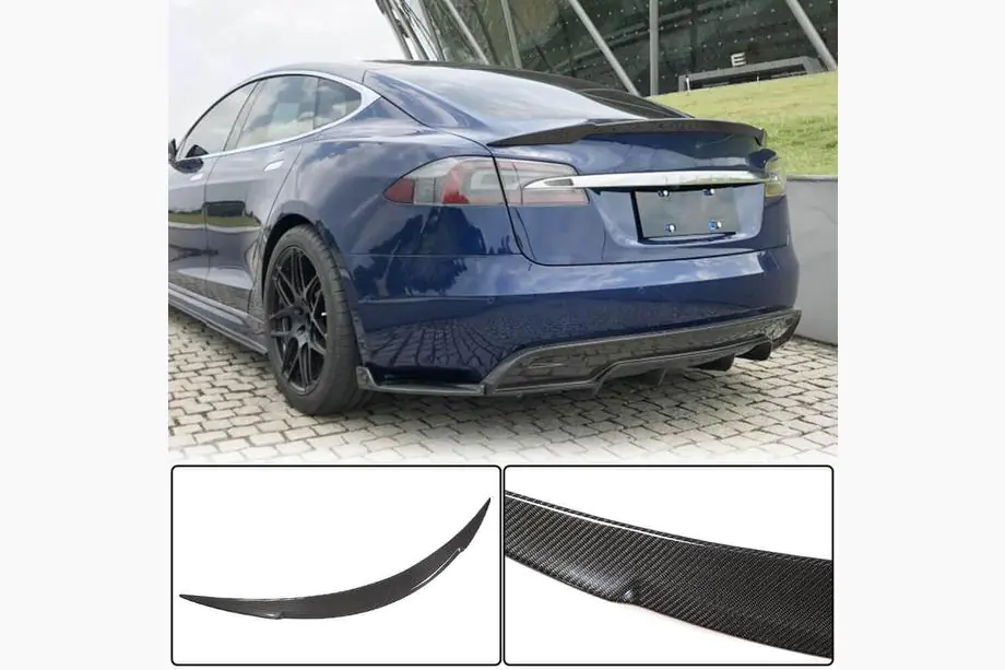 Tesla Model S 2012– Spoiler V1 (Carbon) Image