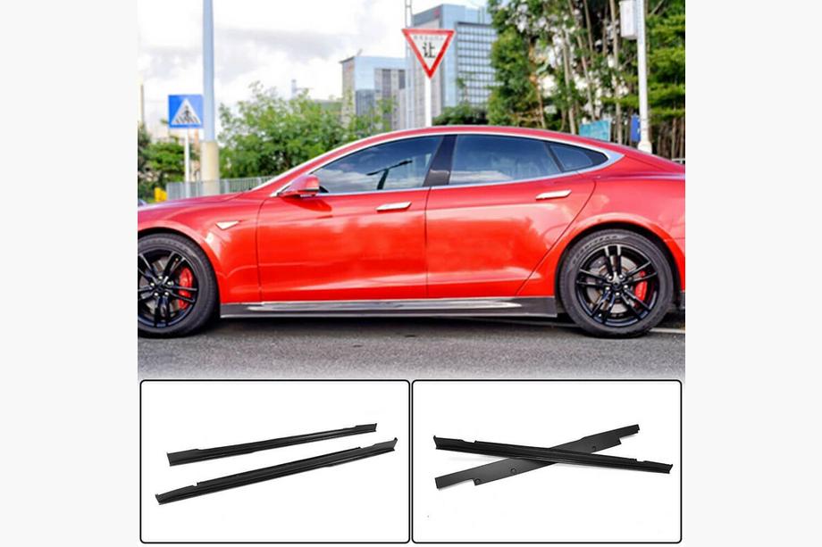 Tesla Model S 2012– Einstiegsleisten V1 (2014-2021, Carbon) Foto 1