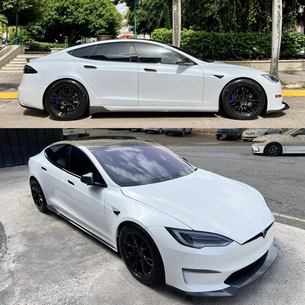 Einstiegsleisten (2021+, Carbon) Tesla Model S 2012– Foto 2