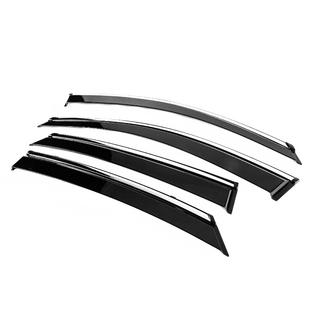 Windabweiser mit Chromleiste Niken Luxury (4 Stk) Foto 2