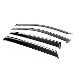 Windabweiser mit Chromleiste Niken Luxury (4 Stk) Subaru Outback 2019- Foto 2