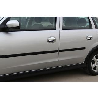 Chrom Türgriffblenden mit Umrandung (8 Stk., Edelstahl) Opel Corsa C 2000-2006 Foto 1