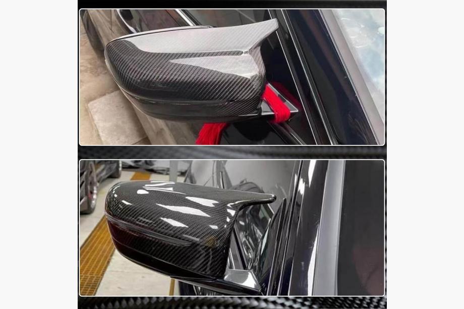 BMW 4 Series G22/23/26 2020- Spiegelabdeckungen Carbon Foto 3