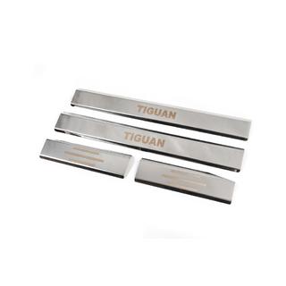 Einstiegsleisten Edelstahl Carmos (4 Stk.) Volkswagen Tiguan 2007-2016 Foto 1