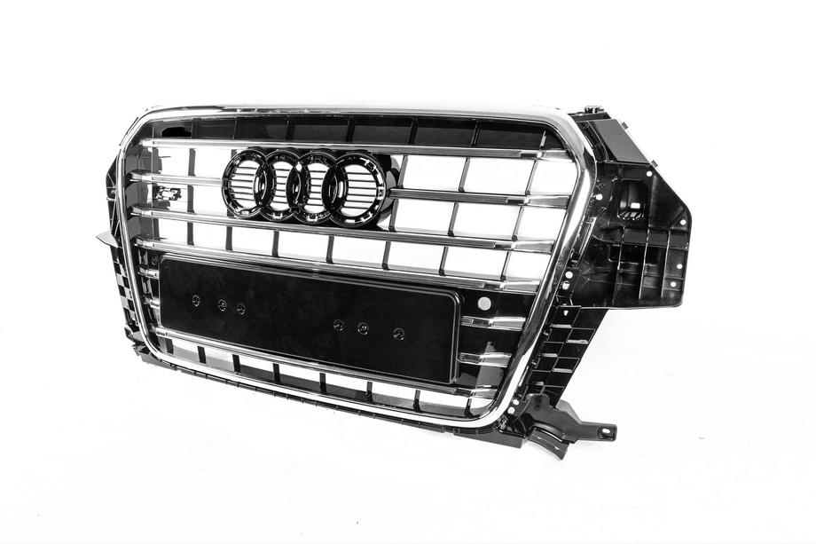 Audi Q3 2011-2019 Kühlergrill vorne SQ3 (2011-2015, schwarz mit Chrom) Foto 2