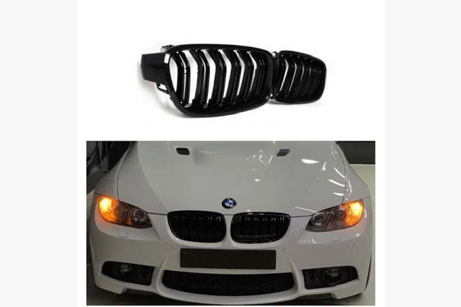 BMW 3 Series E92/E93 2006–2013 M-Look Nieren (für 2010-2013, Schwarz Glanz) Foto 2