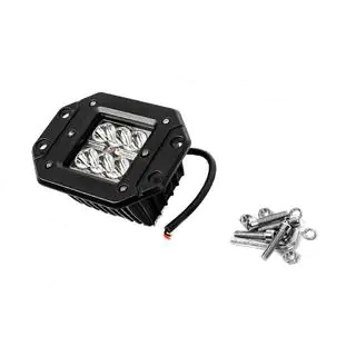LED Zusatzscheinwerfer mit Halterung Dakar (1 Stk) Foto 2