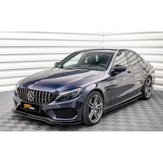 Frontstoßstangenlippe DPT V2 (2014-2018, nur für AMG-Line, Schwarz Glanz) Foto 1