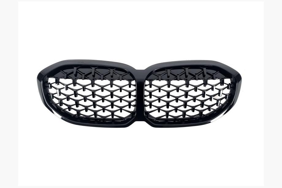 BMW 1 Series F40 2019-2024 Nieren Diamond Black (1 Stk) Foto 2