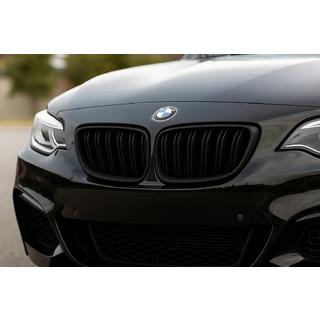 Nieren M-Look (schwarz matt) BMW 2 Series F22/F23 2014-2021 Foto 1