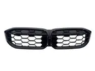 BMW 3 Series G20/G21 2018- Nieren Diamond Black (2022+, schwarzer Rahmen) Foto 2