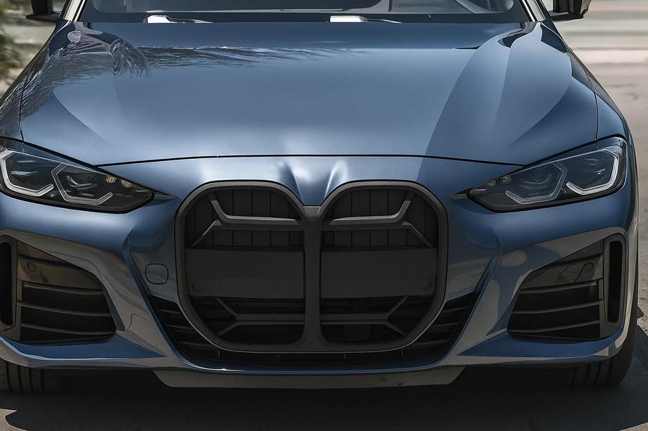 BMW 4 Series G22/23/26 2020- CS-Style Nieren (für G26, Schwarz Matt) Foto 1