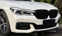 BMW 7 Series G11/G12 2015-2022 Nieren 1 Bar (2016-2019, Schwarz Glanz) Foto 1
