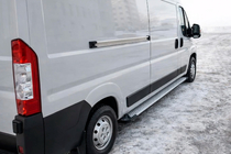 Citroen Jumper 2007-2025 Trittbretter Allmond Grey (2 Stk., Alu) Foto 1